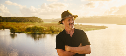 farmer smiling at camera male